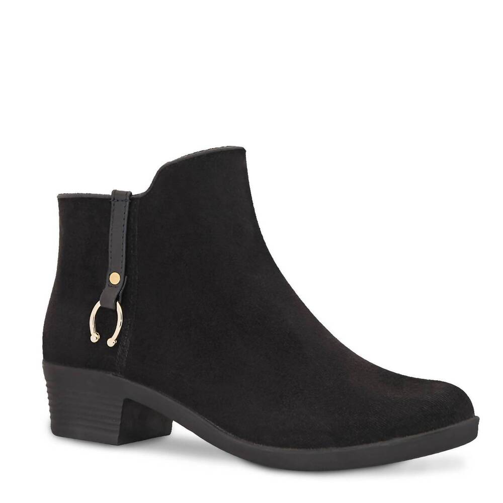 NEW ULAN waterproof dress booties in black